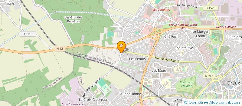 localisation de l'entreprise MONSIEUR KEVIN MARGARETTA à DREUX
