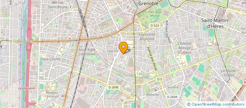 localisation de l'entreprise MONSIEUR KEVIN MARGOTTAT  GRENOBLE