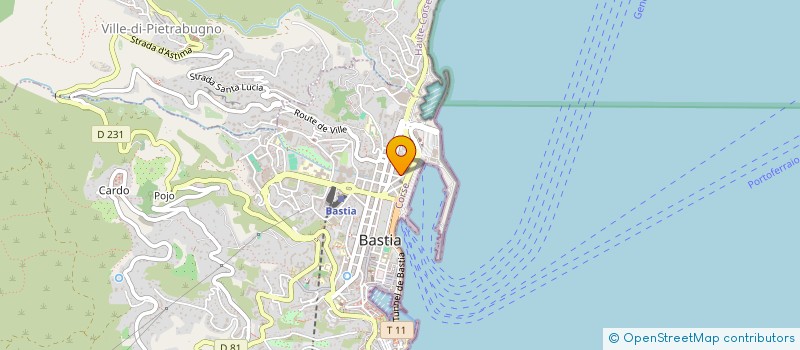 localisation de l'entreprise MONSIEUR KEVIN MARKAI à BASTIA