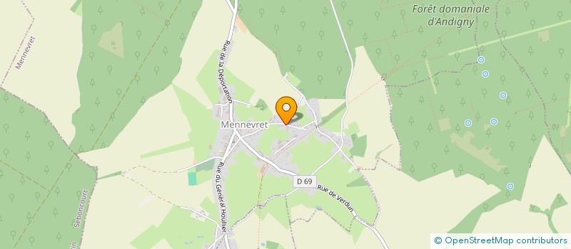 localisation de l'entreprise MONSIEUR KEVIN MARLIER  ETREUX