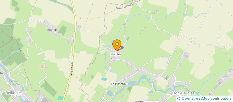 localisation de l'entreprise MONSIEUR KEVIN MARMIGNON  HON-HERGIES