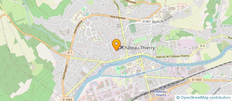 localisation de l'entreprise MONSIEUR KEVIN MARMIN à CHATEAU-THIERRY
