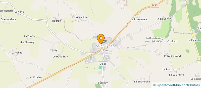 localisation de l'entreprise MONSIEUR KEVIN MARQUETTE  SAINT-CYR-EN-PAIL