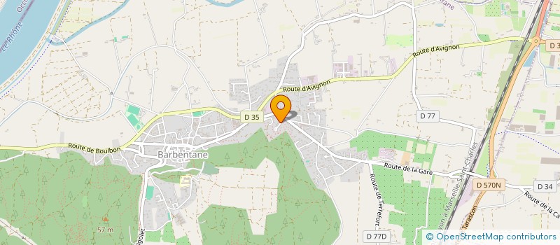 localisation de l'entreprise MONSIEUR KEVIN MARRET TENORIO  BARBENTANE