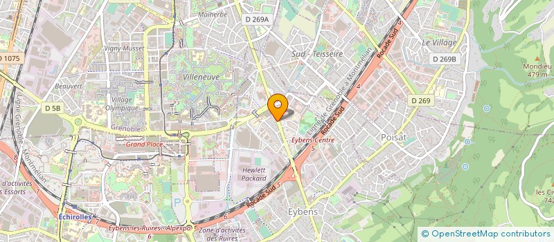 localisation de l'entreprise MONSIEUR KEVIN MARTENON  EYBENS