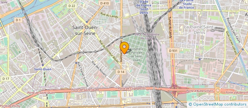 localisation de l'entreprise MONSIEUR KEVIN MARTIN à SAINT-OUEN-SUR-SEINE