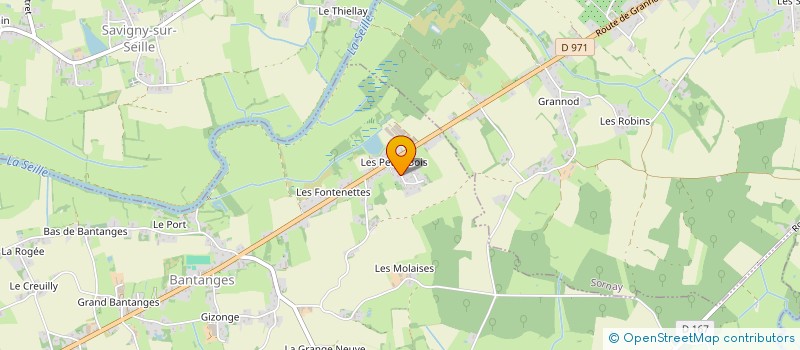 localisation de l'entreprise MONSIEUR KEVIN MARTIN  BANTANGES