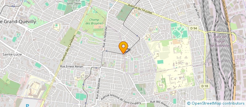 localisation de l'entreprise MONSIEUR KEVIN MARTINAUD  SAINT-ETIENNE-DU-ROUVRAY