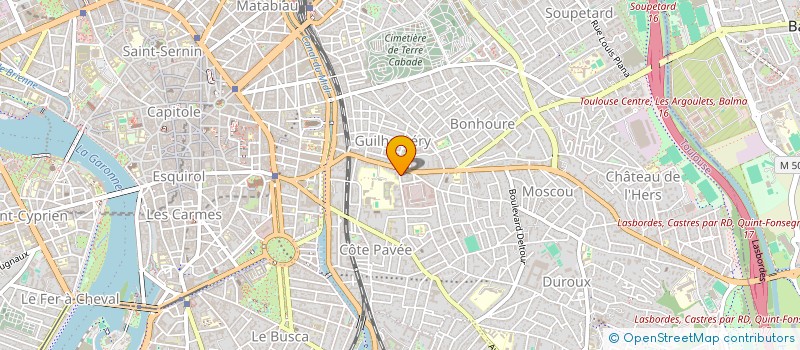 localisation de l'entreprise MONSIEUR KEVIN MARTINET à TOULOUSE