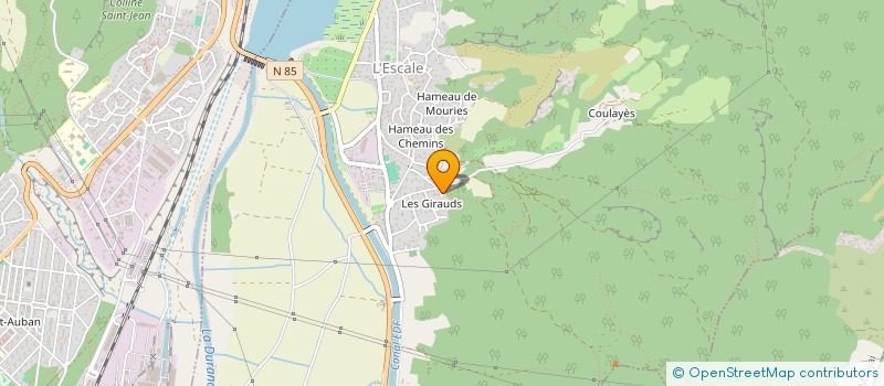 localisation de l'entreprise MONSIEUR KEVIN MARTINEZ  L ESCALE