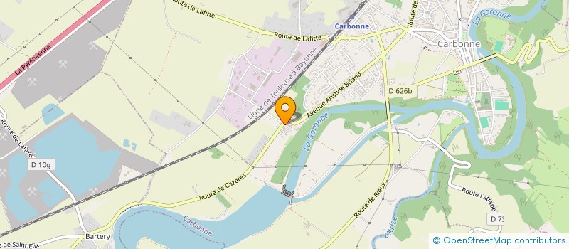 localisation de l'entreprise MONSIEUR KEVIN MARTINEZ  CARBONNE