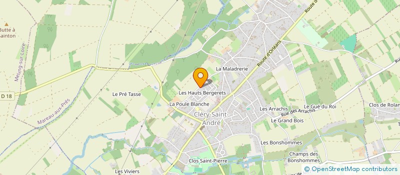 localisation de l'entreprise MONSIEUR KEVIN MASNIER à CLERY-SAINT-ANDRE