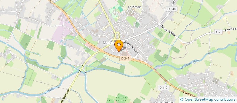 localisation de l'entreprise MONSIEUR KEVIN MASSE  MAZE-MILON