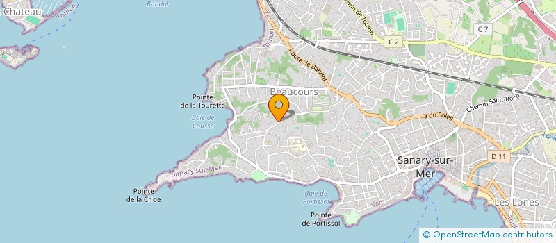 localisation de l'entreprise MONSIEUR KEVIN MASSICARD  SANARY-SUR-MER