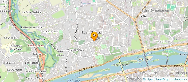 localisation de l'entreprise MONSIEUR KEVIN MAURICE  SAINT-CYR-SUR-LOIRE