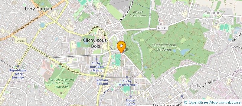 localisation de l'entreprise MONSIEUR KEVIN MAURY à CLICHY-SOUS-BOIS