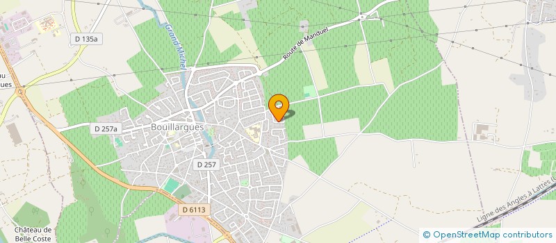 localisation de l'entreprise MONSIEUR KEVIN MAYAUD  BOUILLARGUES