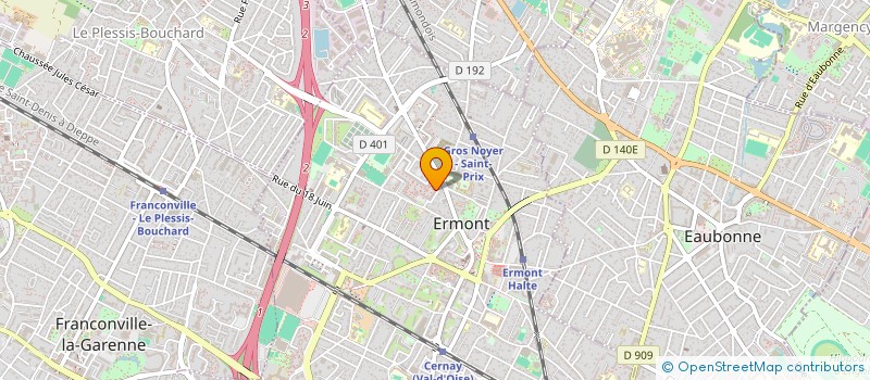 localisation de l'entreprise MONSIEUR KEVIN MAYAVANGA  ERMONT