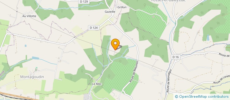 localisation de l'entreprise MONSIEUR KEVIN MAZEAU  MONGAUZY