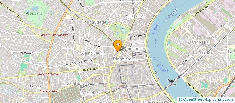 localisation de l'entreprise MONSIEUR KEVIN MAZIN  BORDEAUX