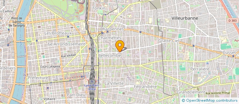 localisation de l'entreprise MONSIEUR KEVIN MBONE MEYE  VILLEURBANNE