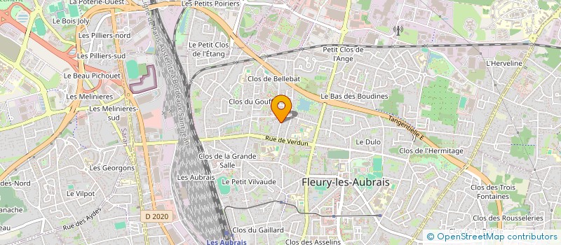 localisation de l'entreprise MONSIEUR KEVIN MEDEUF à FLEURY-LES-AUBRAIS