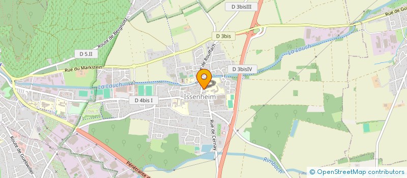 localisation de l'entreprise MONSIEUR KEVIN MEINHART  ISSENHEIM