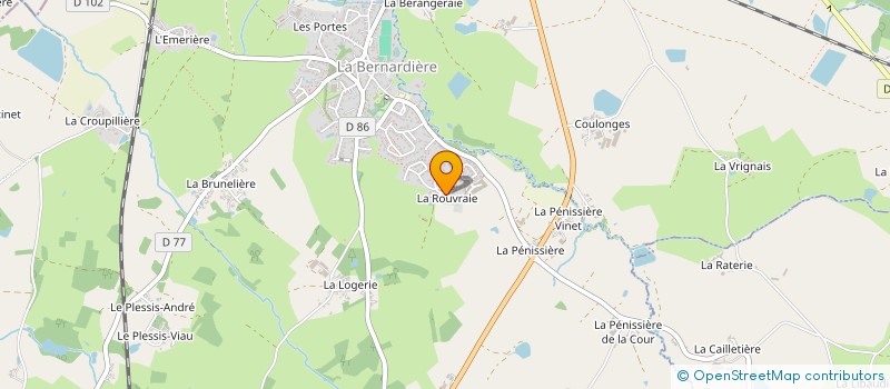 localisation de l'entreprise MONSIEUR KEVIN MENAGE à LA BERNARDIERE