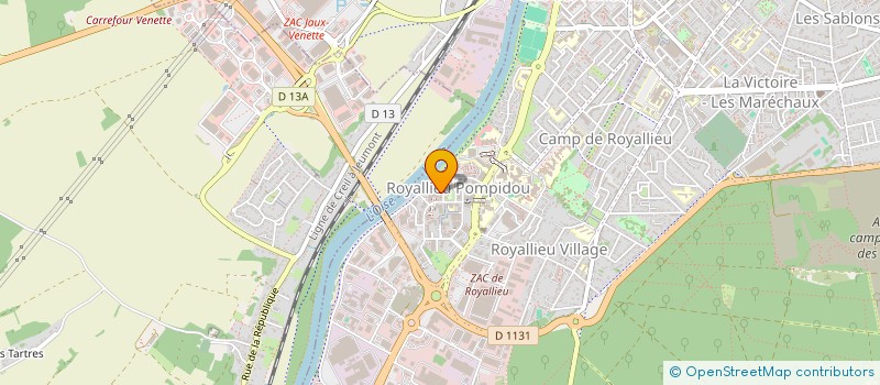 localisation de l'entreprise MONSIEUR KEVIN MENDONCA  COMPIEGNE