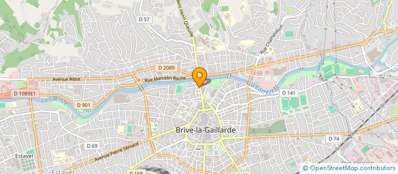 localisation de l'entreprise MONSIEUR KEVIN MENUET  BRIVE-LA-GAILLARDE