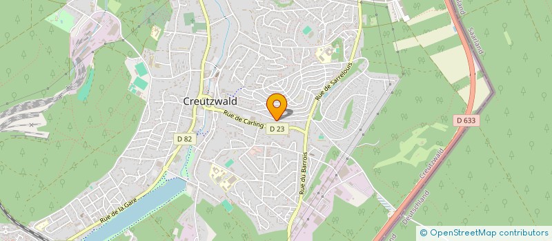 localisation de l'entreprise MONSIEUR KEVIN MEQUINION  CREUTZWALD