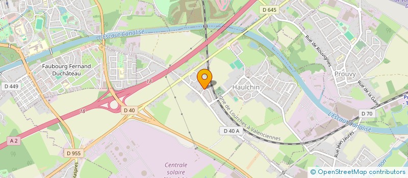 localisation de l'entreprise MONSIEUR KEVIN MERCIER  HAULCHIN