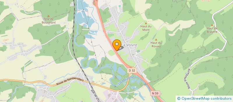 localisation de l'entreprise MONSIEUR KEVIN MERILLOU  LA VOIVRE