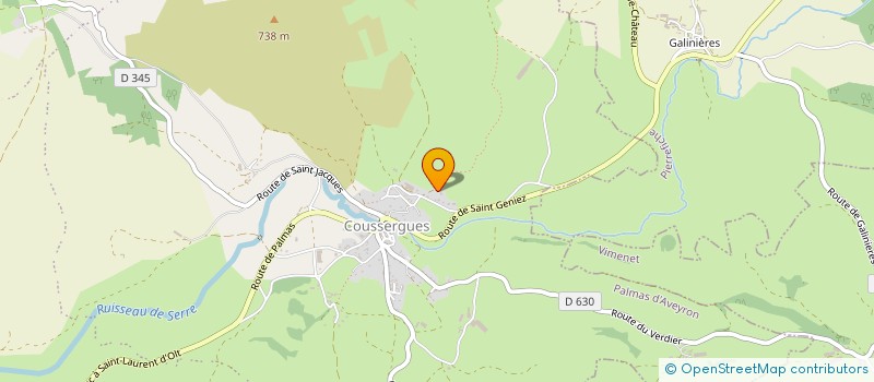 localisation de l'entreprise MONSIEUR KEVIN MERLHE  PALMAS D'AVEYRON