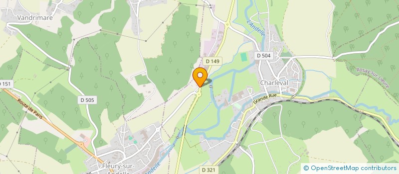 localisation de l'entreprise MONSIEUR KEVIN MERLIER  CHARLEVAL