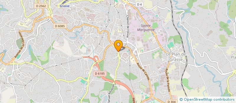 localisation de l'entreprise MONSIEUR KEVIN MESSAOUDI  GRASSE