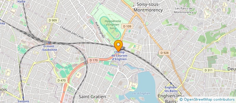 localisation de l'entreprise MONSIEUR KEVIN METIAS  EAUBONNE