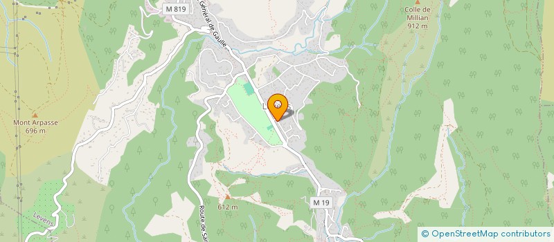 localisation de l'entreprise MONSIEUR KEVIN MEZZASALMA  LEVENS