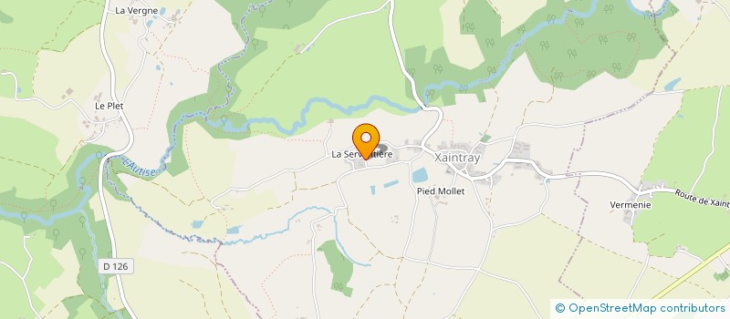 localisation de l'entreprise MONSIEUR KEVIN MICHEAU  XAINTRAY