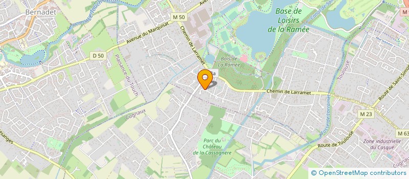 localisation de l'entreprise MONSIEUR KEVIN MICHEL  TOURNEFEUILLE