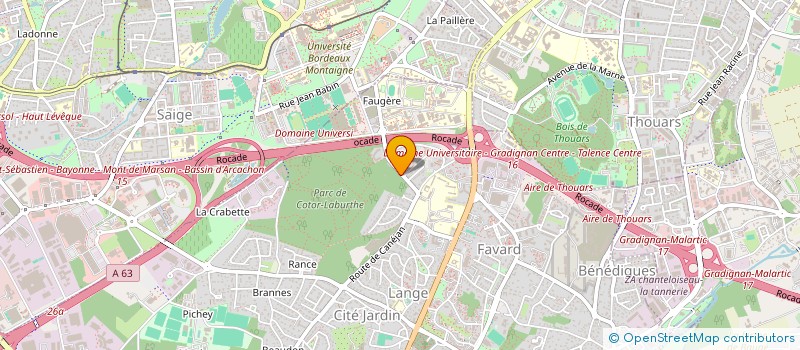 localisation de l'entreprise MONSIEUR KEVIN MILLIMONO  GRADIGNAN