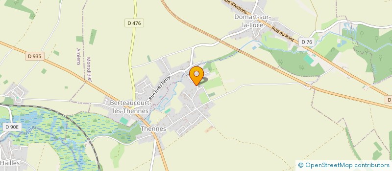 localisation de l'entreprise MONSIEUR KEVIN MINNE  THENNES