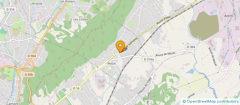 localisation de l'entreprise MONSIEUR KEVIN MIRAS  SAINT-PRIVAT-DES-VIEUX