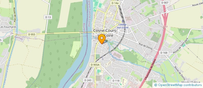 localisation de l'entreprise MONSIEUR KEVIN MLYNARSKI à COSNE-COURS-SUR-LOIRE