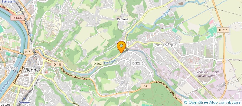 localisation de l'entreprise MONSIEUR KEVIN MOLLIERE  VIENNE
