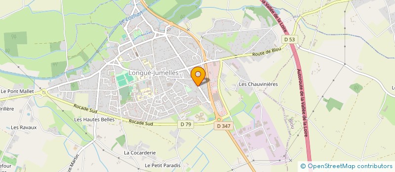 localisation de l'entreprise MONSIEUR KEVIN MONJAL  GENNES-VAL-DE-LOIRE