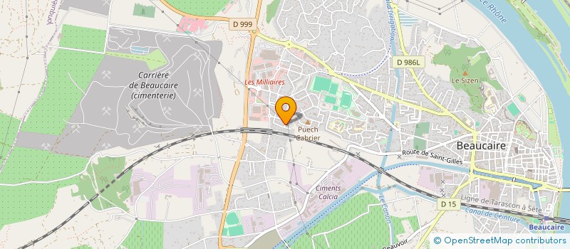 localisation de l'entreprise MONSIEUR KEVIN MONTADOR  BEAUCAIRE