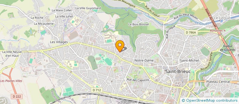 localisation de l'entreprise MONSIEUR KEVIN MONTAGNE à SAINT-BRIEUC