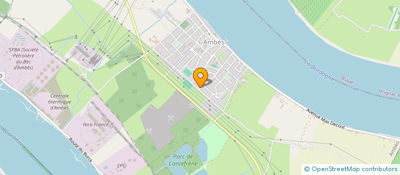 localisation de l'entreprise MONSIEUR KEVIN MONTASSIER  AMBES