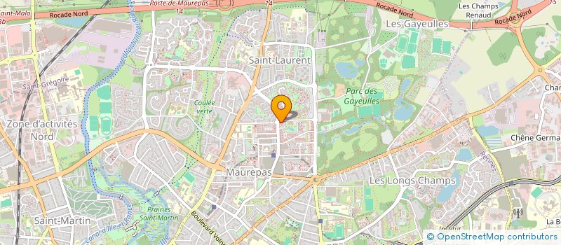 localisation de l'entreprise MONSIEUR KEVIN MORAZIN  RENNES